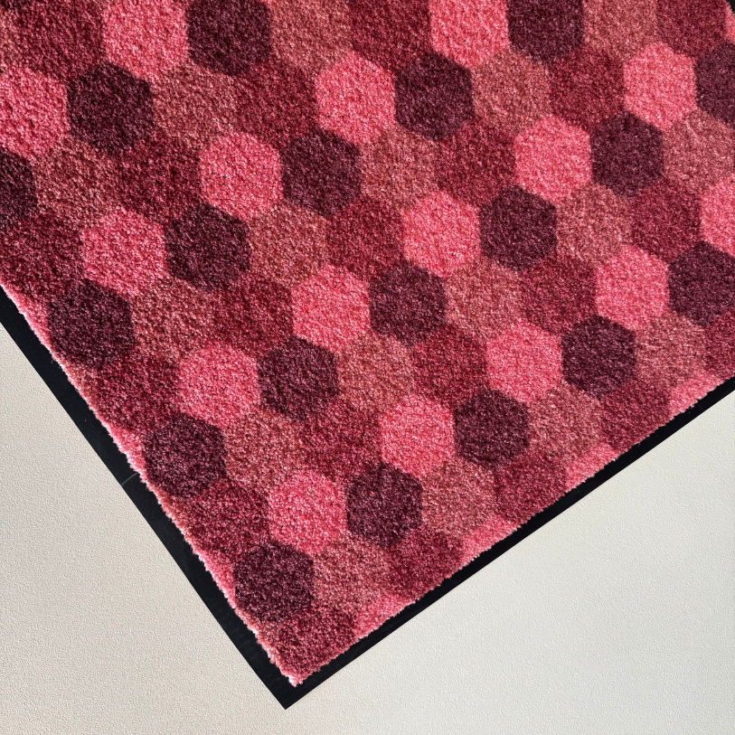 Hexa Marron/Rose - Taille personnalisée