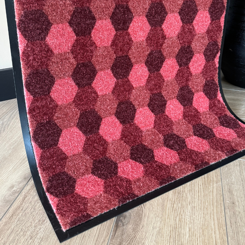 Hexa Marron/Rose - Taille personnalisée